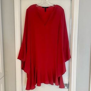 BCBG MaxAzria Flouncy Ruffled Dress